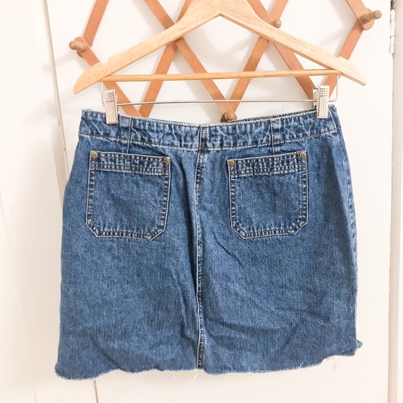Vintage Covington Denim Mini Skirt - Picture 7 of 7